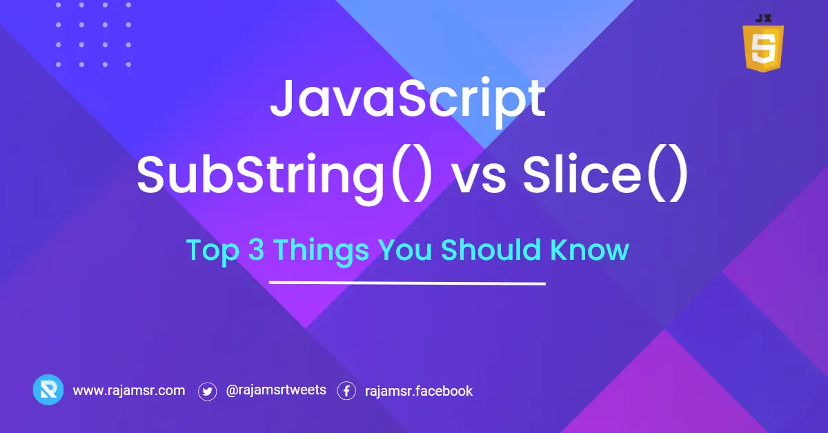 JavaScript Substring Vs Slice Which One Should You Use MSR Web Dev Simplified