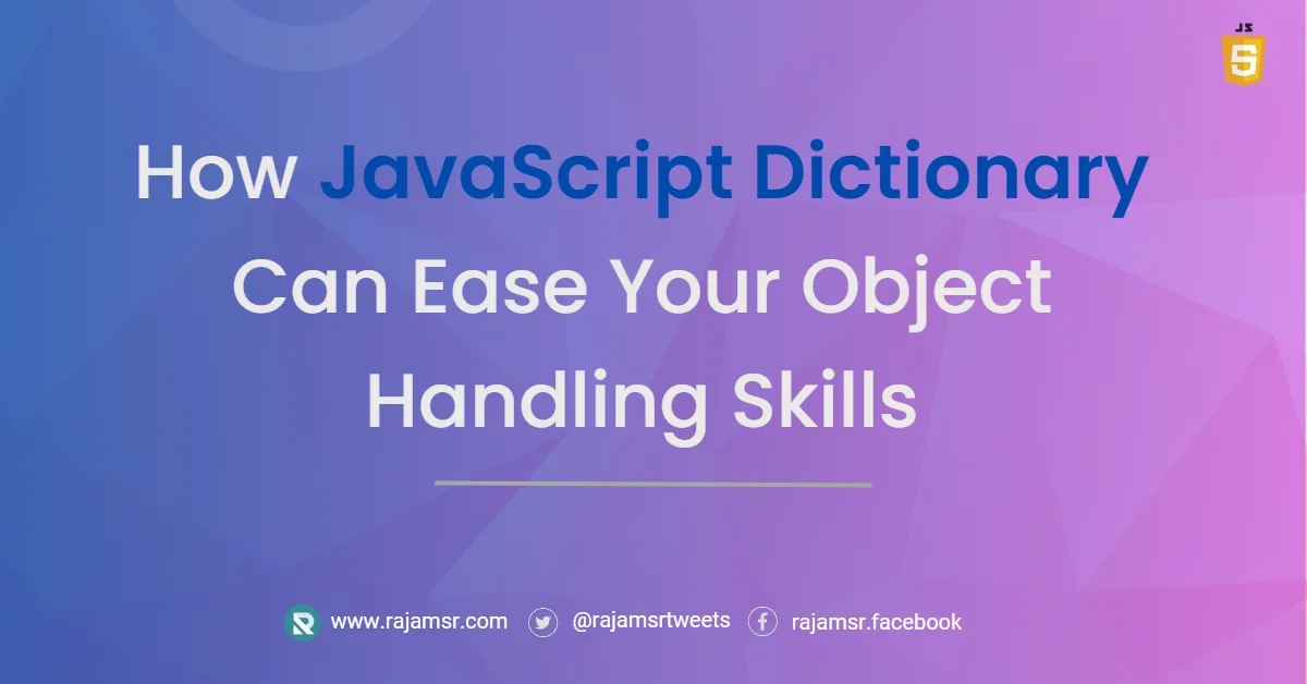 JavaScript Dictionary How to Use It Like a Pro MSR