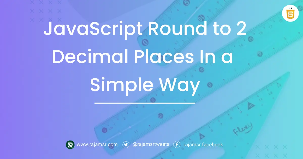 javascript round to 2 decimal places w3schools