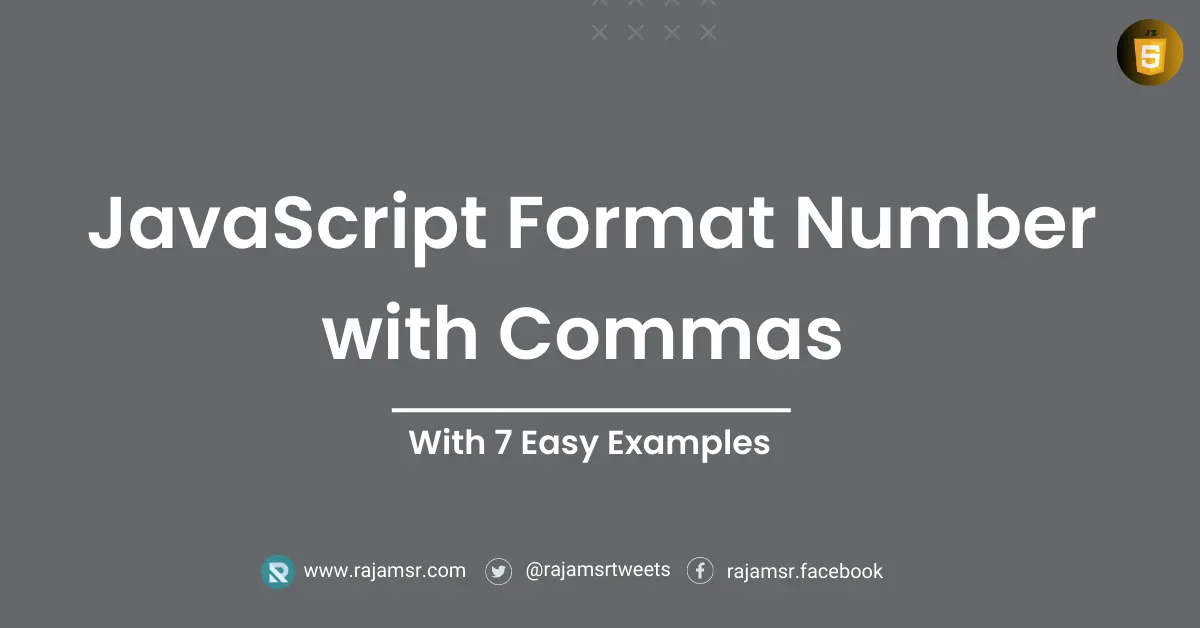 Javascript Format Number With Commas 5 Best Ways Msr 3001